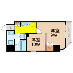 メゾニティ・クイーン阿波座の物件間取画像